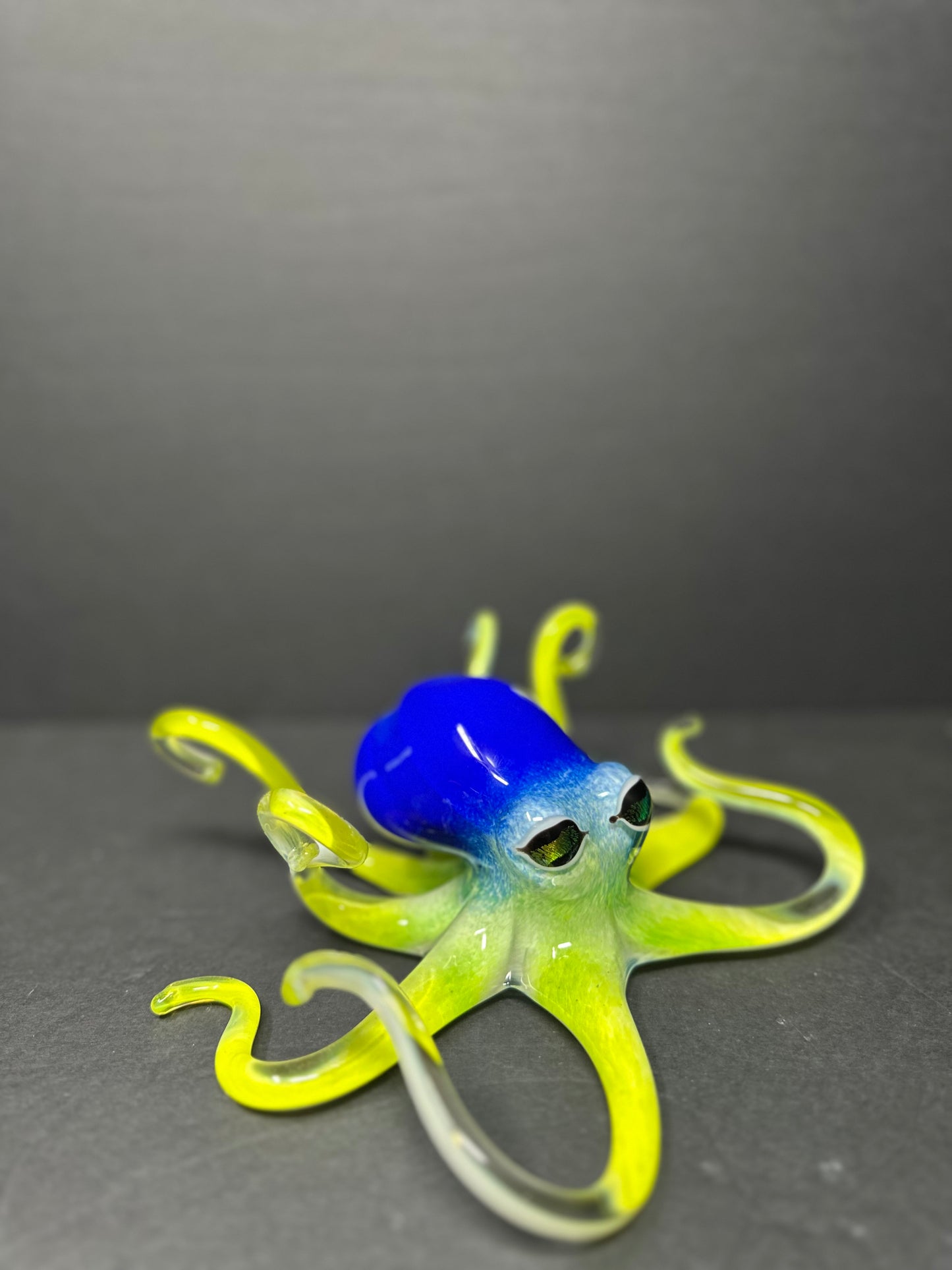 Blue Neon Octopus