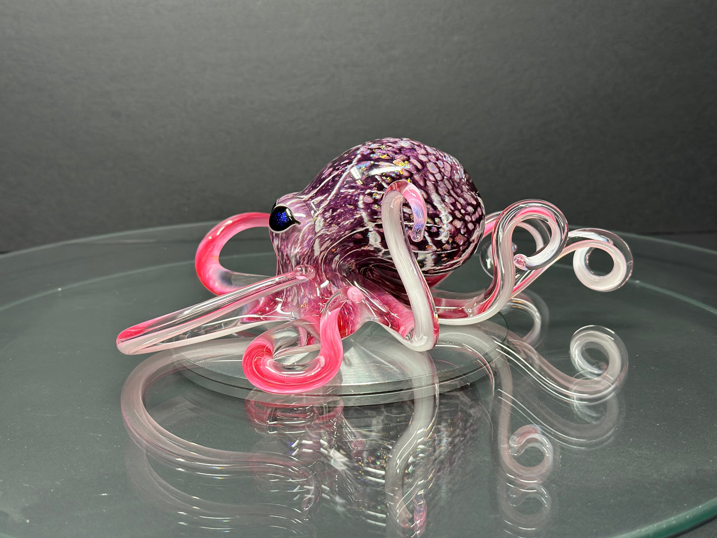 Purple Pink Crackle Octopus