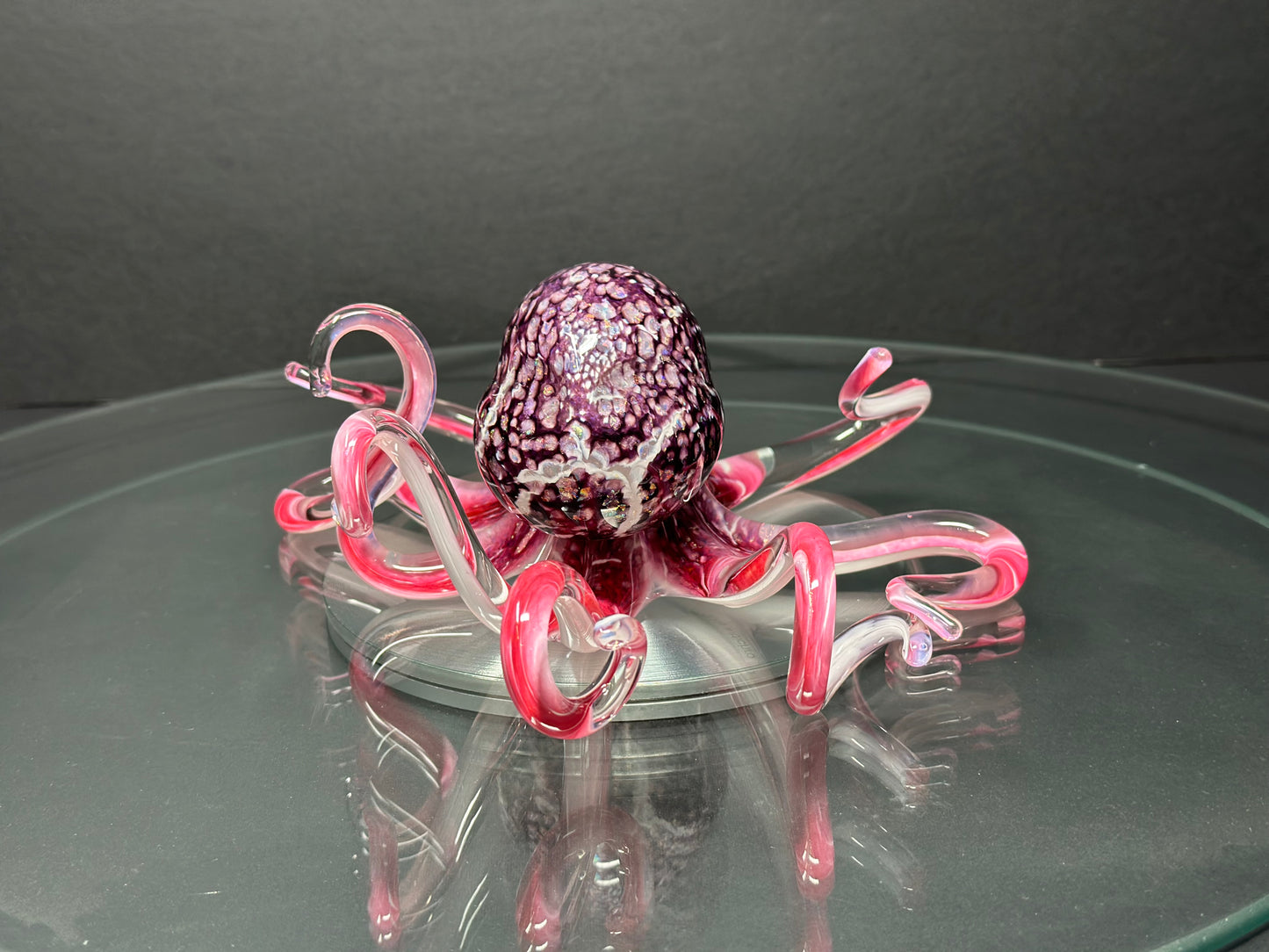 Purple Pink Crackle Octopus