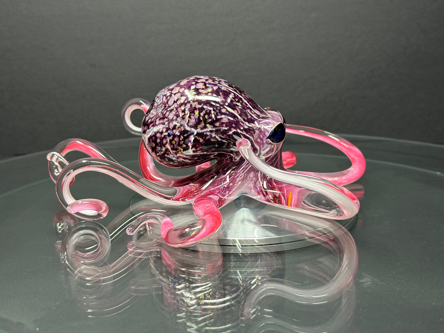Purple Pink Crackle Octopus