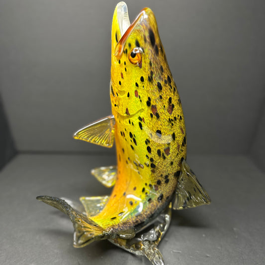 Leaping Brown Trout