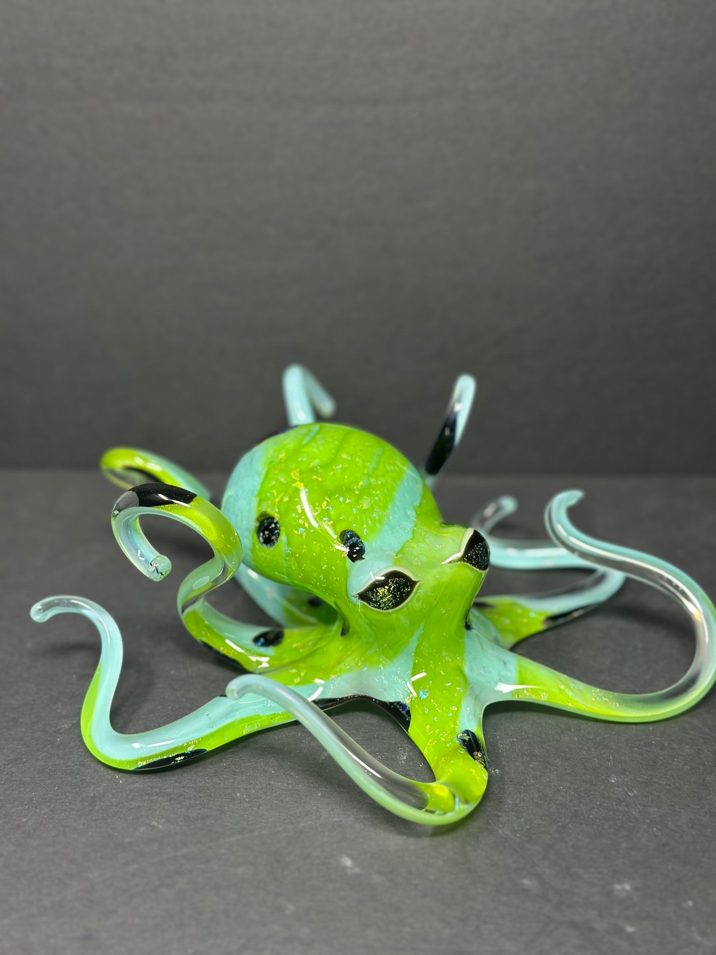 Blue Lime Octopus
