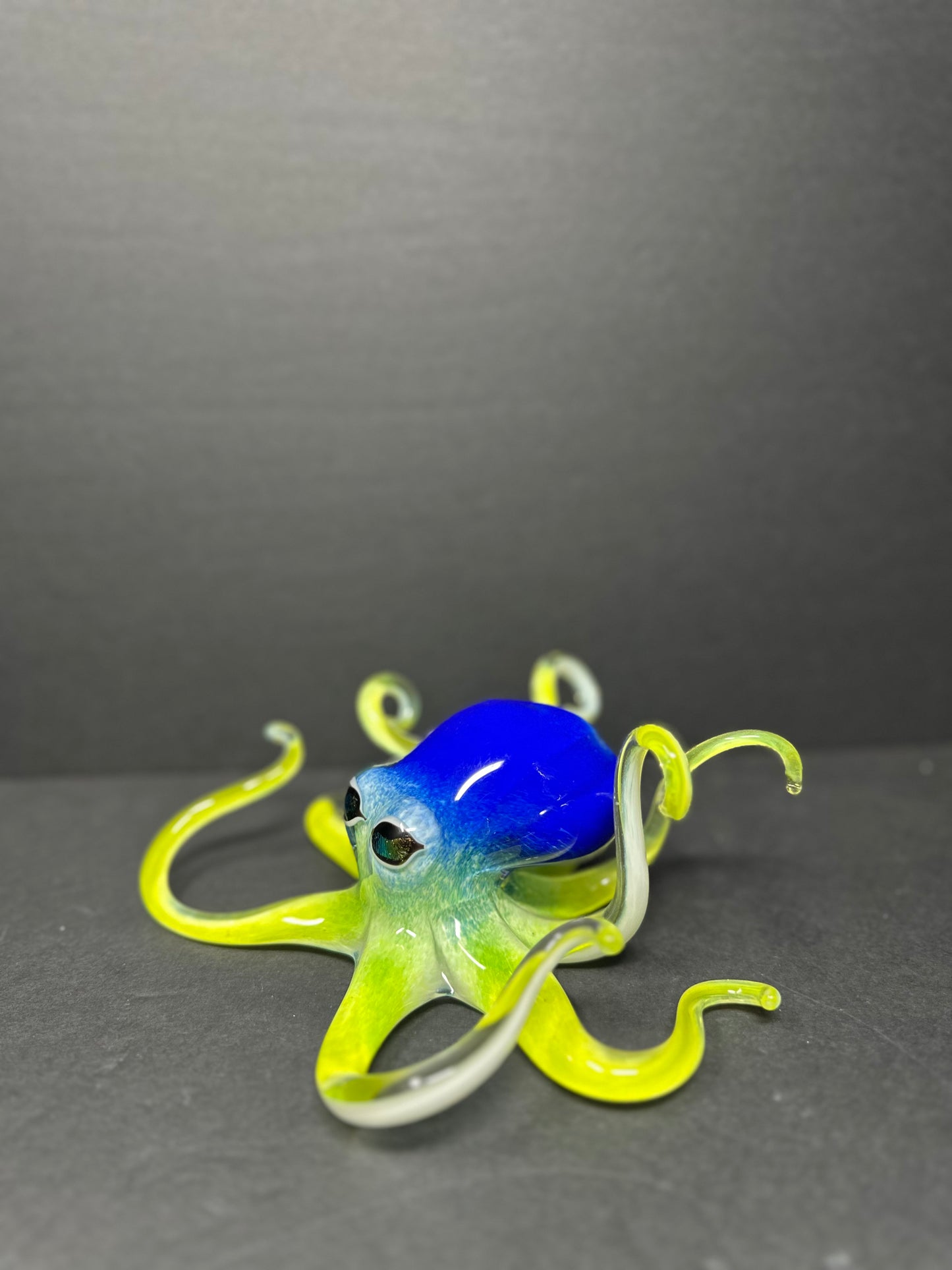 Blue Neon Octopus