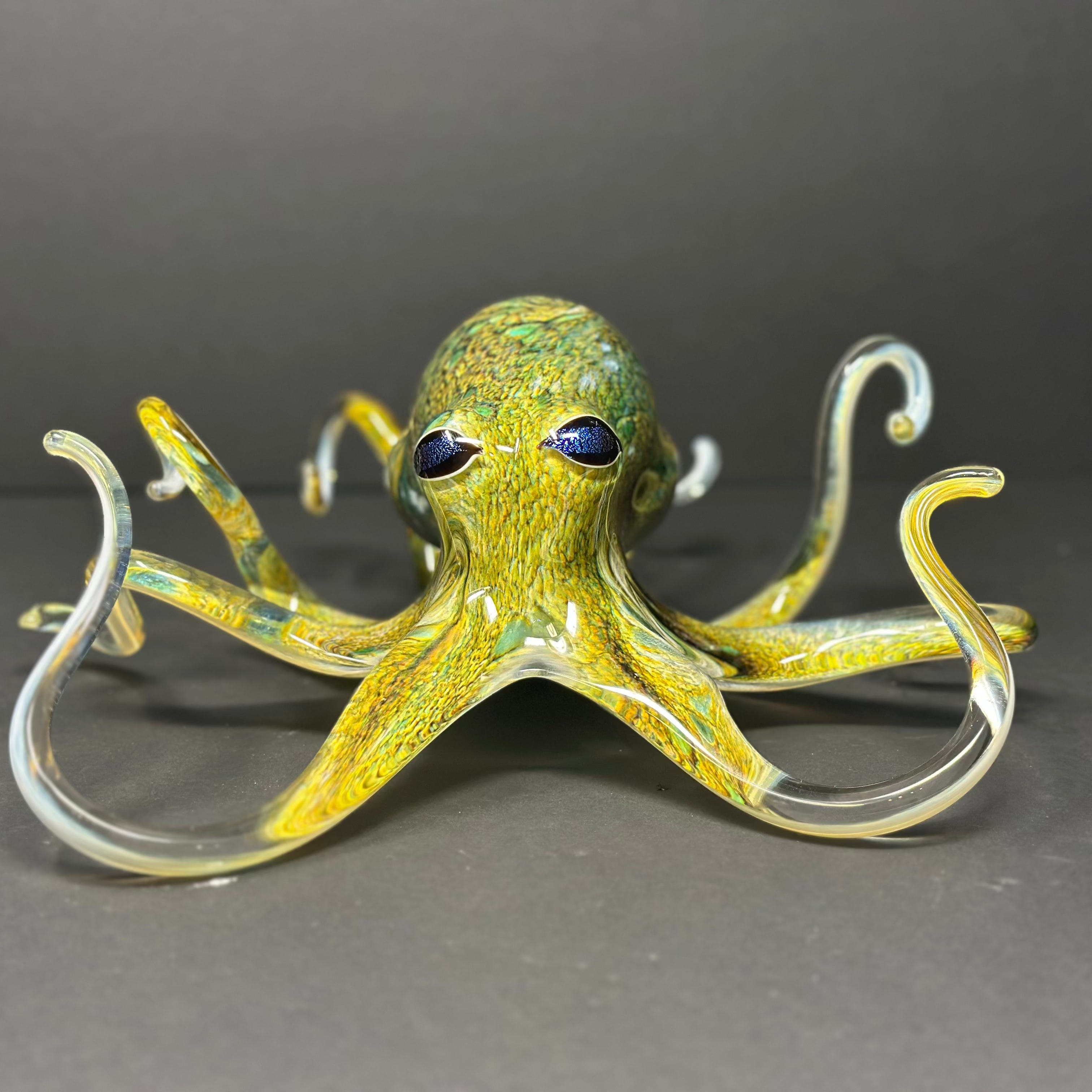 Tonal Octopus Earth Tones Octopus – Hopko Art Glass
